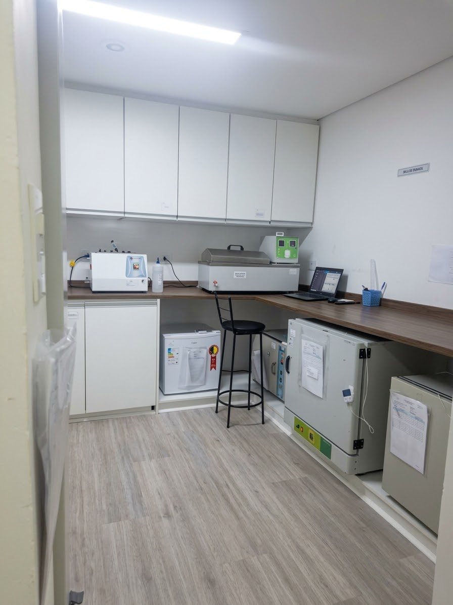 Laboratório de microbiologia